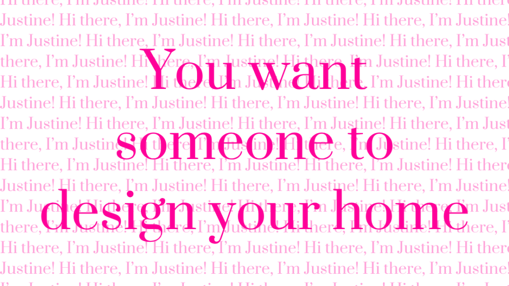 Justine Knox Full interior design services